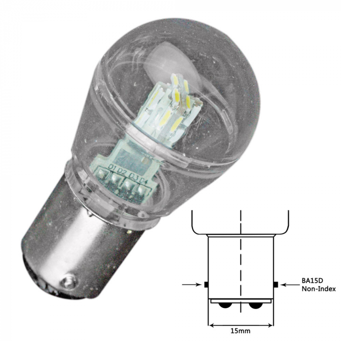 Lunasea_Bayonet_LED_Bulb_BA15D___10_30VDC_1W_105_Lumens___Cool_White