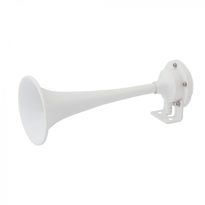 Marinco_White_Epoxy_Coated_Single_Trumpet_Mini_Air_Horn