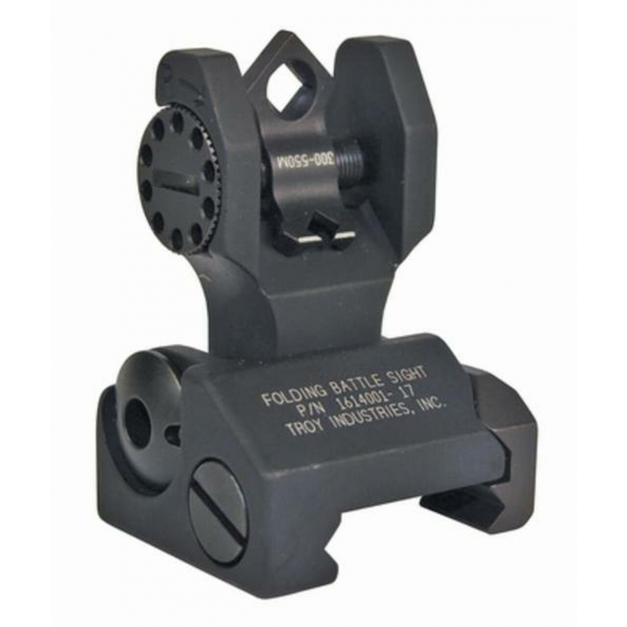 Troy Industries Rear Flip-Up Battle Sight Di-Optic Aperture (DOA) AR-15 ...