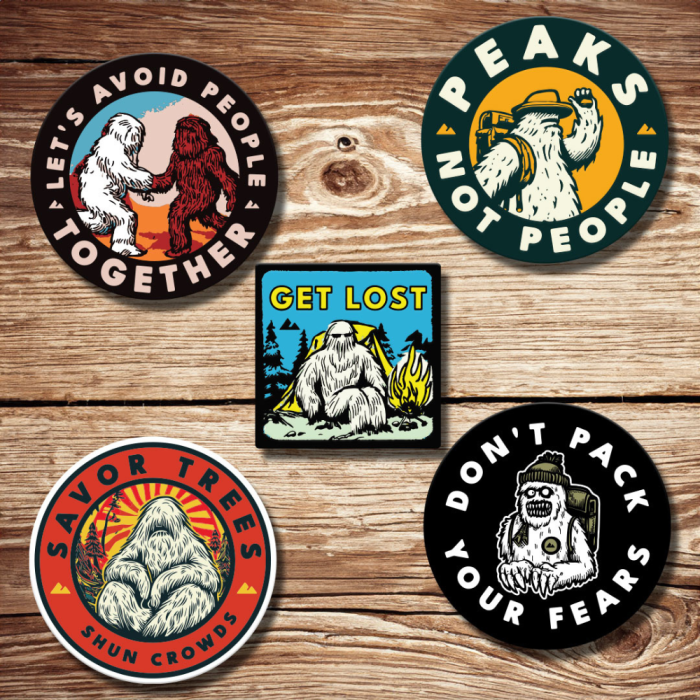 the BEAR BADGE 5 PACK